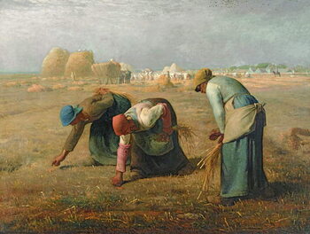 Reprodução do quadro The Gleaners, 1857