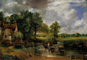 Reprodução do quadro The Hay Wain, 1821