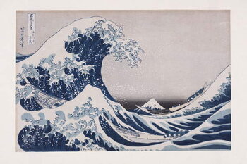 Reprodução do quadro The Hollow of the Deep Sea Wave off Kanagawa