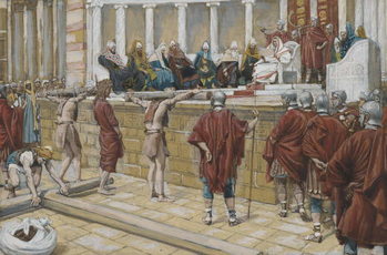 Reprodução do quadro The Judgement on the Gabbatha