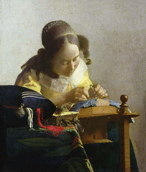 Taidejuliste The Lacemaker, 1669-70