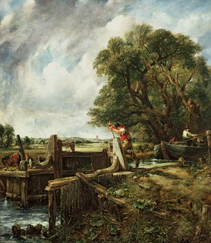 Reprodução do quadro The Lock, 1824