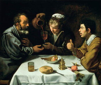 Reprodução do quadro The Lunch, 1620