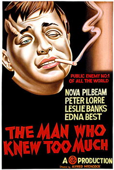 Valokuvataide The man who knew too much directed by Alfred Hitchcock 1934
