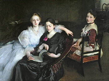 Reprodução do quadro The Misses Vickers, 1884
