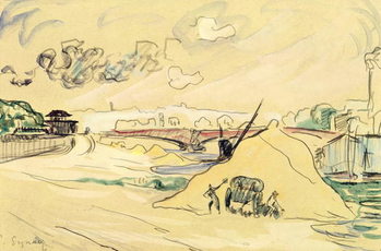 Reprodução do quadro The Pile of Sand, Bercy, 1905
