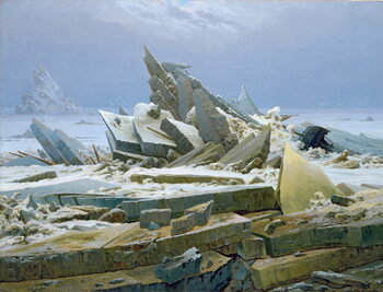 Reprodução do quadro The Polar Sea, 1824
