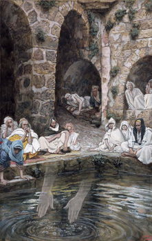 Reprodução do quadro The Pool of Bethesda