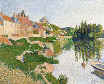 Fine Art Print The River Bank, Petit-Andely, 1886