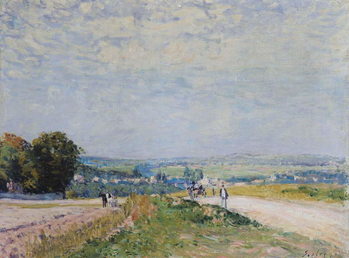 Reprodução do quadro The Road to Montbuisson at Louveciennes, 1875