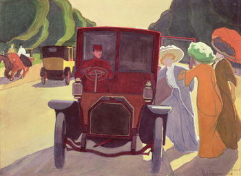 Reprodução do quadro The Road with Acacias, 1908