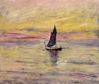 Taidejäljennös The Sailing Boat, Evening Effect, 1885