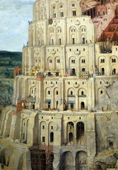 Reprodução do quadro The Tower of Babel, 1563