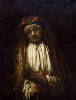 Reprodução do quadro The Virgin of Sorrow, 1661
