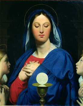 Reprodução do quadro The Virgin of the Host, 1866