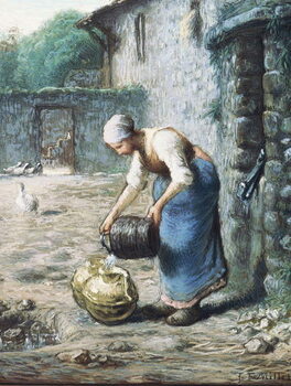 Reprodução do quadro The woman at the well