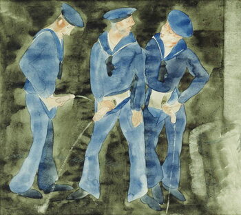 Reprodução do quadro Three Sailors,