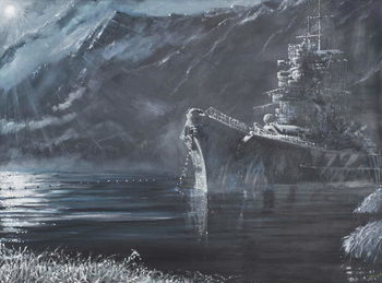 Reprodução do quadro Tirpitz The Lone Queen Of The North 1944, 2007,