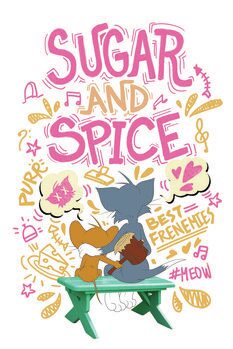 Art Poster Tom and Jerry - Sugar and Spice
