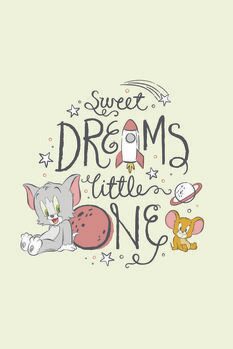 Impressão de arte Tom and Jerry - Sweet dreams