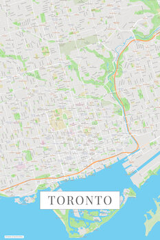 Map Toronto color