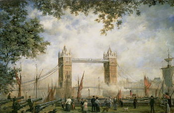 Reprodução do quadro Tower Bridge: From the Tower of London