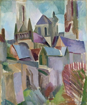 Reprodução do quadro Towers of Laon, 1912