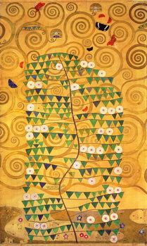 Reprodução do quadro Tree of Life (Stoclet Frieze) c.1905-09