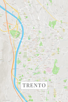 Map Trento color