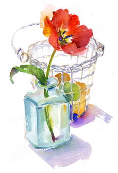 Fine Art Print Tulip with Egg basket, 2014,