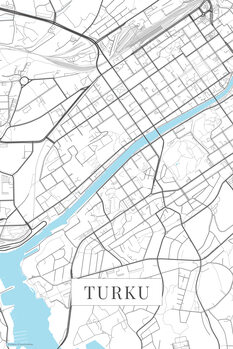 Map Turku white