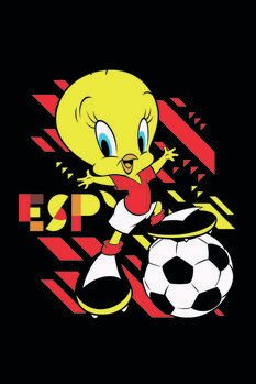 Art Poster Tweety and football