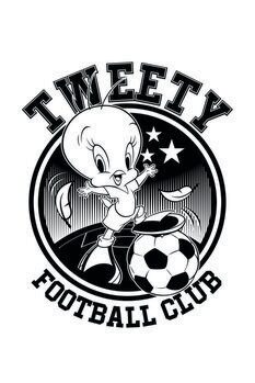 Impressão de arte Tweety - Football club