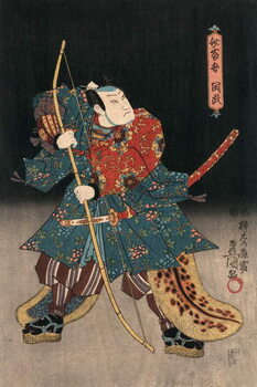Fine Art Print Ukiyo-e Print of an Actor Playing a Samurai by Kunisada