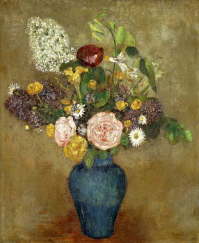 Fine Art Print Vase of Flowers