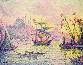 Reprodução do quadro View of Constantinople, 1907