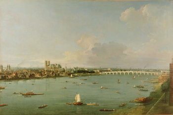 Fine Art Print View of the Thames from South of the River