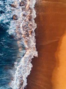 Art Photography Water arrive to sand