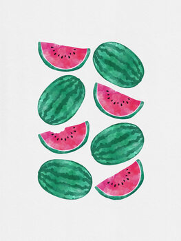 Illustration Watermelon Crowd