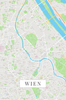Kartta Wien color