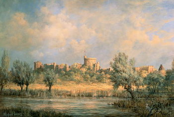 Fine Art Print Windsor Castle: from the River Thames