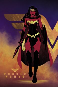 Impressão de arte Wonder Woman - Amazon warrior