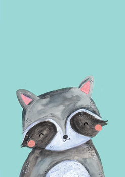 Kuva Woodland racoon on mint
