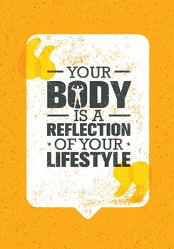 Ilustração Your Body Is A Reflection Of