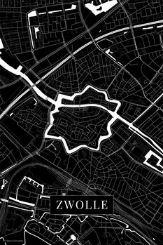 Map Zwolle black