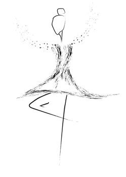 Ilustração Balerina