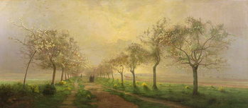 Reprodução do quadro Apple Trees and Broom in Flower
