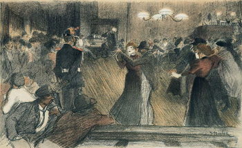 Reprodução do quadro Ball at the Barriere