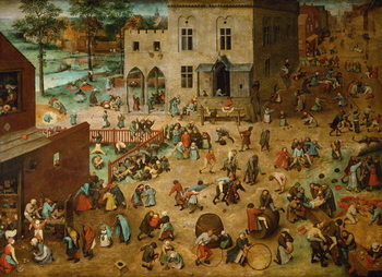 Reprodução do quadro Children's Games, 1560