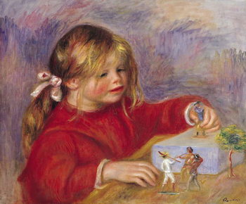 Reprodução do quadro Claude Renoir (b.1901) at Play, 1905 (oil on canvas)